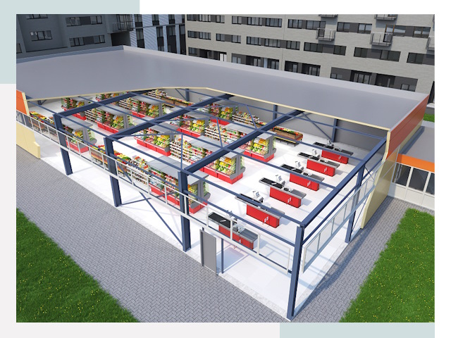 Строительство магазинов в Лиски от 656 руб. за м²