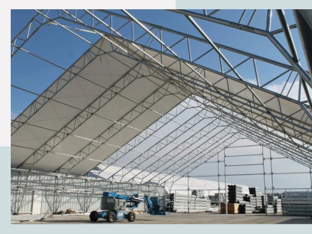 Каркасно-тентовые сооружения от СтальСтрой-Лск по цене 656 руб.