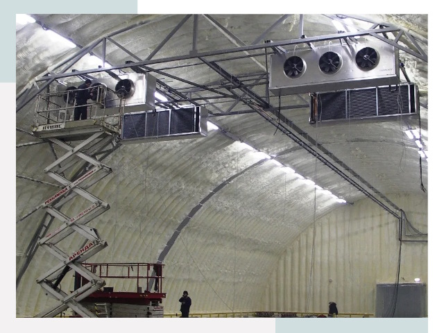 Оснащение ангаров в Лиски