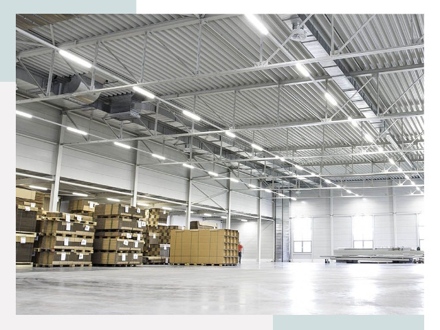 Освещение ангаров в Лиски