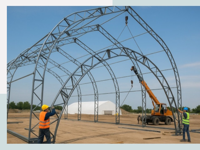 Монтаж ангаров в Лиски от 656 руб. - Надежно и быстро